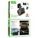 Hoco DV3 Dual Channel Dash Cam