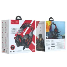 Hoco W102 Gaming Headphone Red