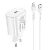 Hoco N22 charger Type-C to Lightning cable