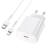Hoco N22 charger Type-C to Lightning cable